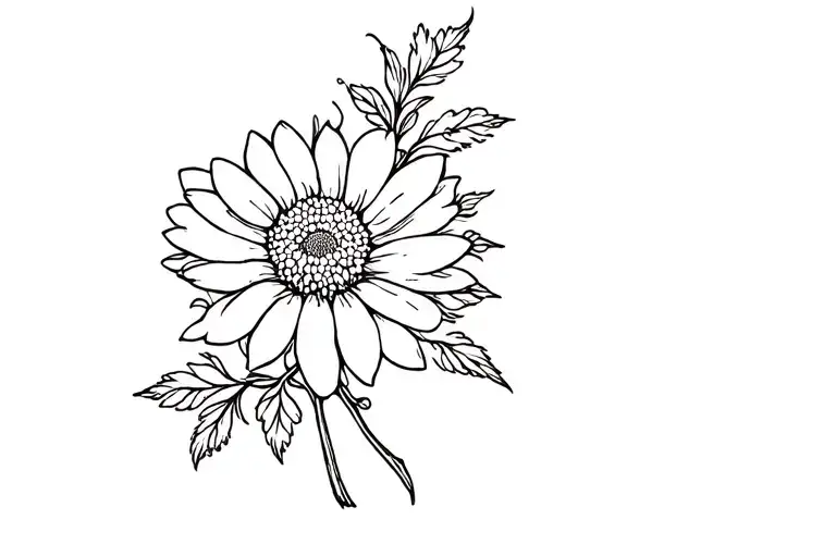 Chrysanthemum And Marigold