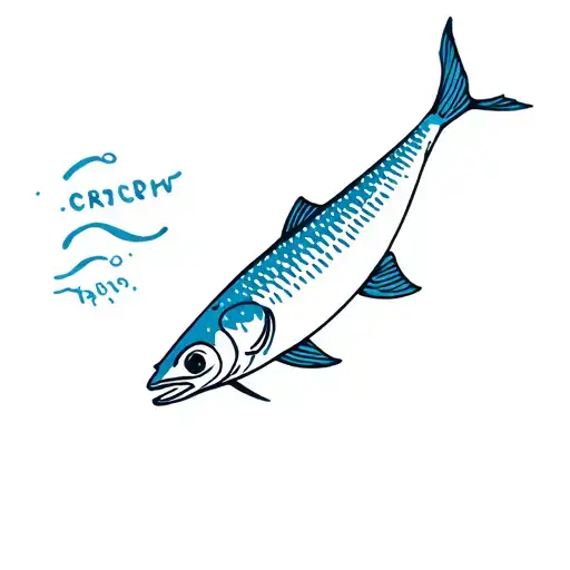 A Small Blue Sardine