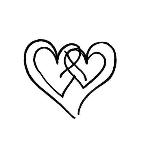 Two Hearts Surrounded