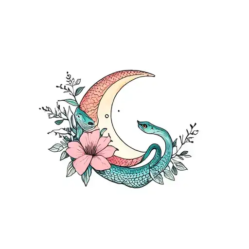 Moons And Flowers And Snakes