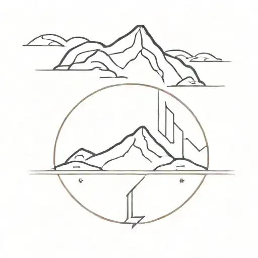 Gentle Mountain With Letter L