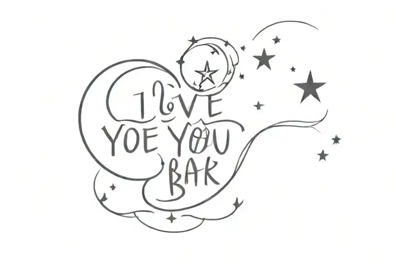 I Love You To The Moon And Back