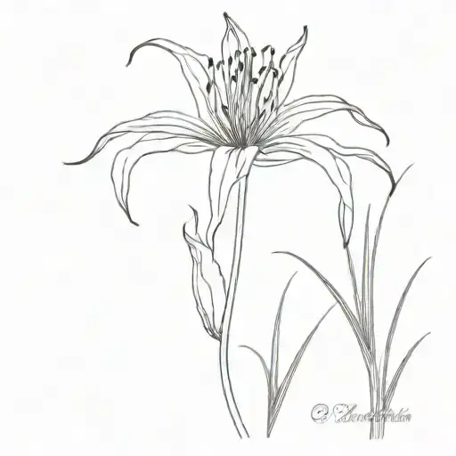 Spider Lilly Flower