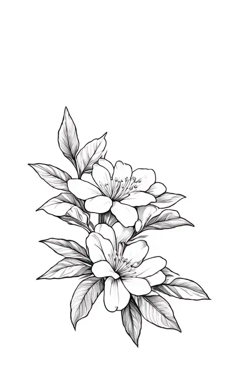 Philippine Jasmine Flowers Blooming