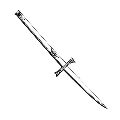 A Samurai Sword