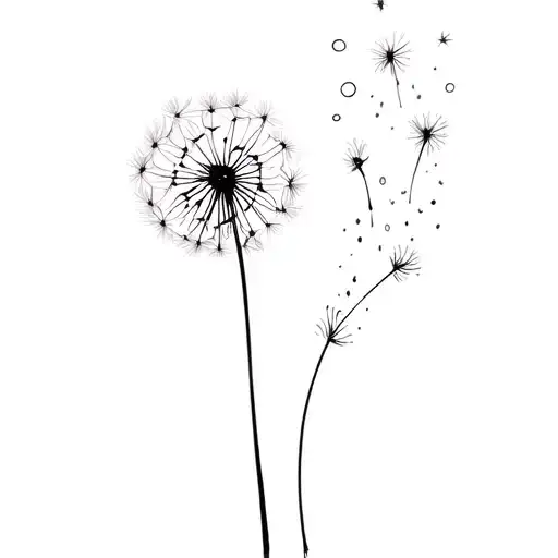 Dandelion Blowing