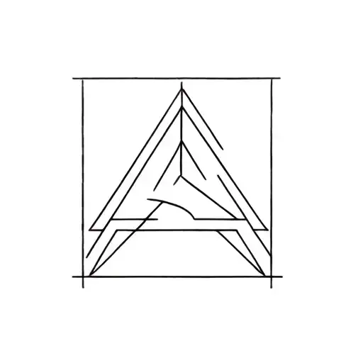 Negative Space Triangle