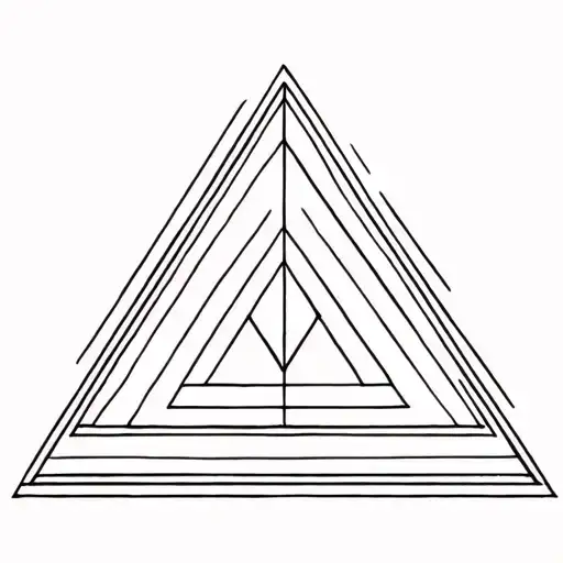 Lesbian Triangle Tattoo Design