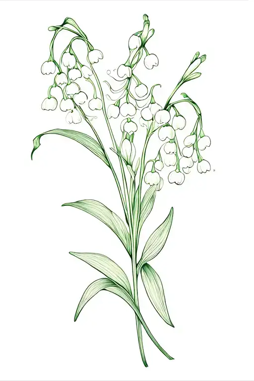 Lily Of The Valley Flower Bouquet