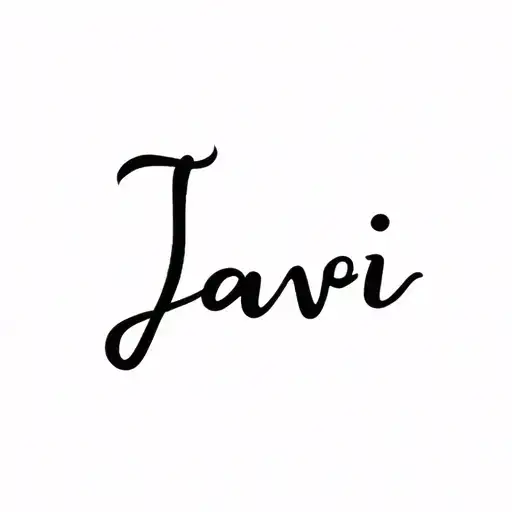 Javi Name In Fancy Font