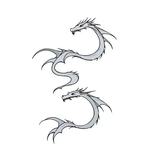 3 Simple Dragons Flying