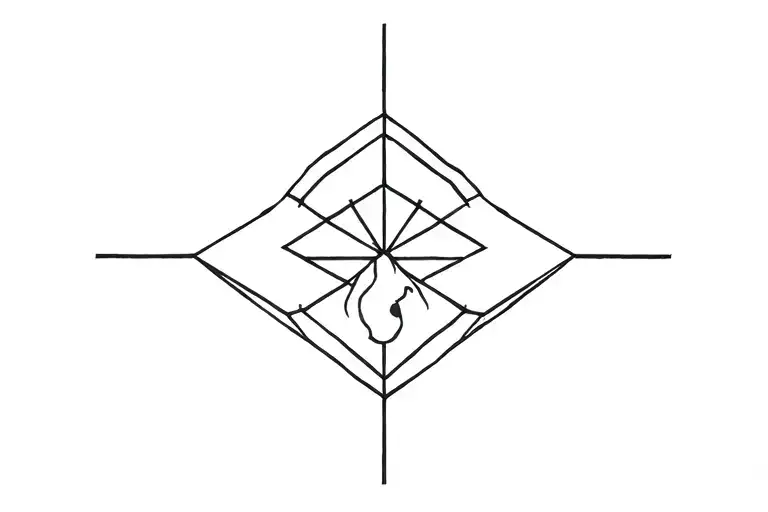 Jesus Symbolized In A Geometric Shape Made