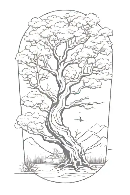 A Hancachiff Falls From A Tree