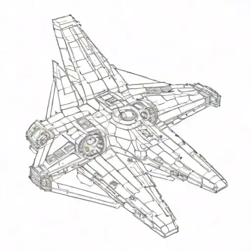 Millennium Falcon X Wing Fighter