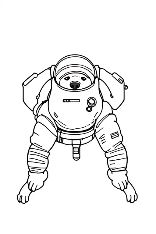Astronaut Dog