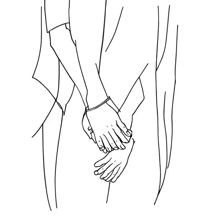 Family Holding Hands