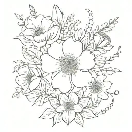 Birth Flower Bouquet