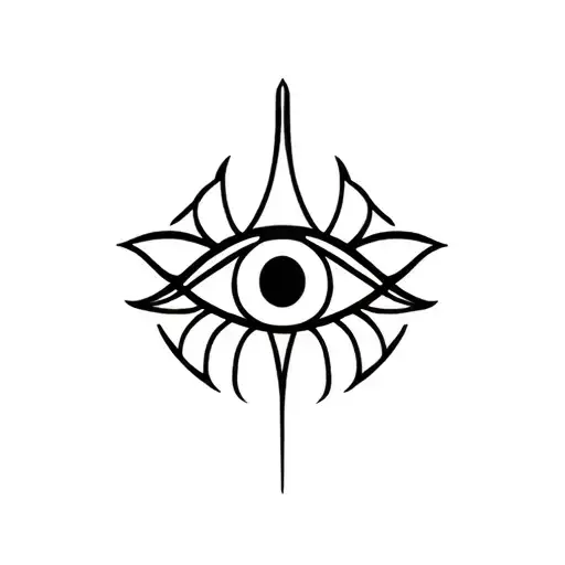 Lotus And Eye Of Horus