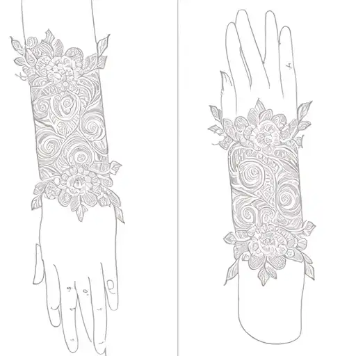 Feminine Lace Cuff