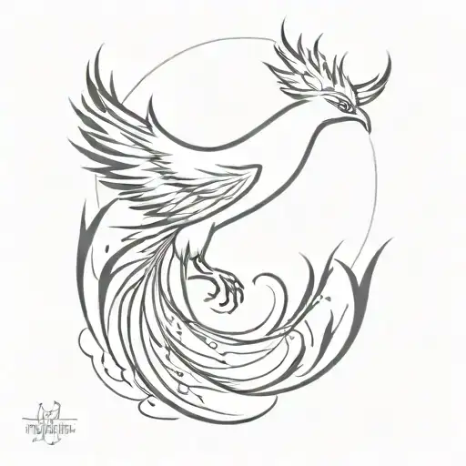 Phoenix Rising From The Ashes