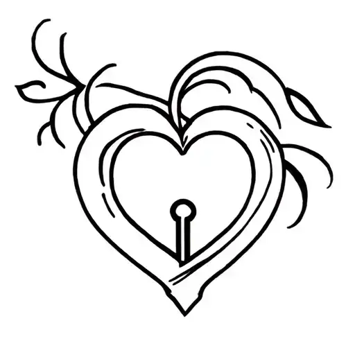 Traditional Heart Shaped Lock