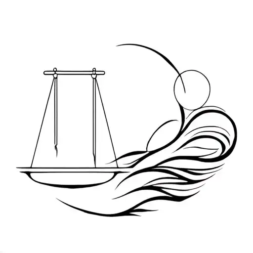 Libra And Ocean Wave