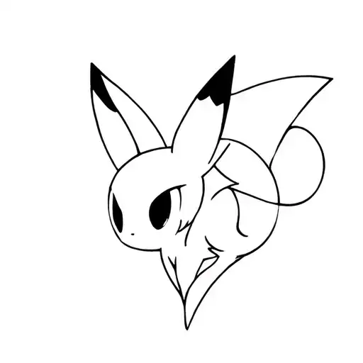 Espeon And Umbreon Floating