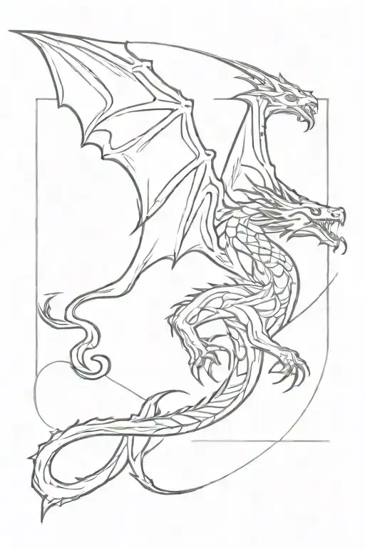 Dragon Style Medieval Engravings
