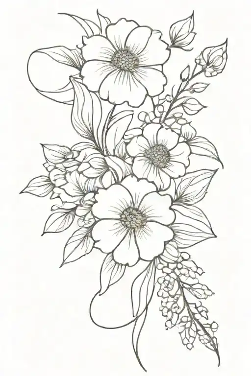 F T P Flower Bouquet