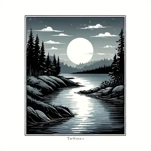 Light And River Bank