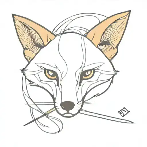 Fox And Katana Piercing