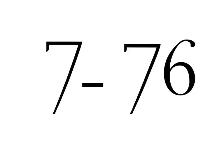 Roman Numbers 72 And 76
