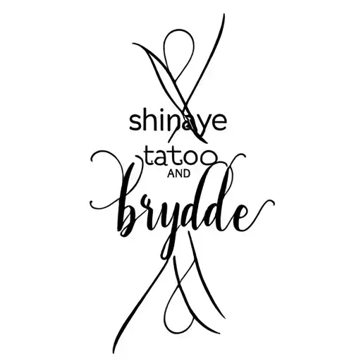 Name Intertwined Shinaye And Brydee