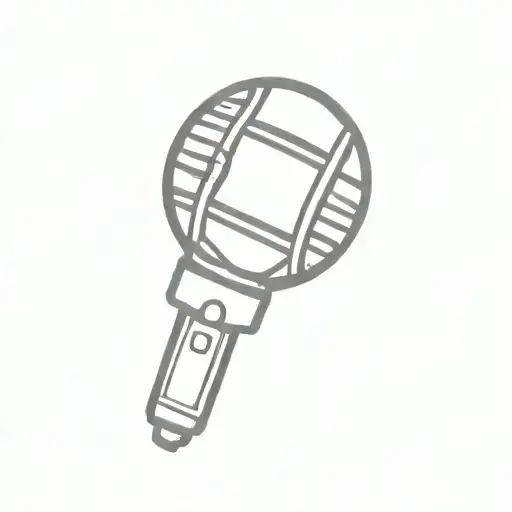 Microphone With Baseball For Grill