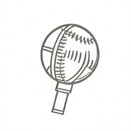 Microphone With Baseball For Grill