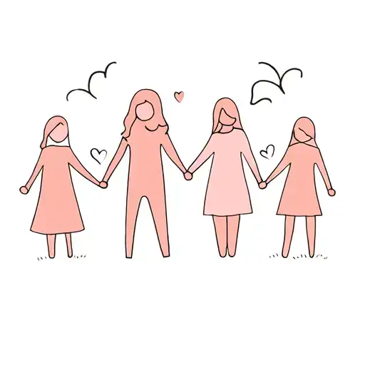 Family Holding Hands