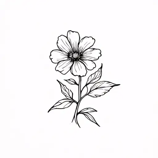 Female Flower Intertwined