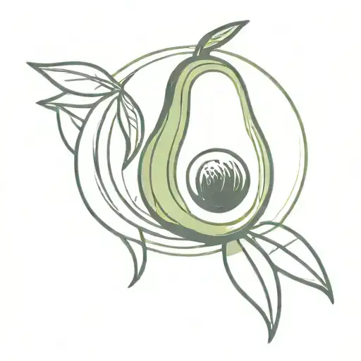 Cute Avocado With Cowboy Head