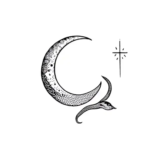 Little Moon And Snake Wrapped