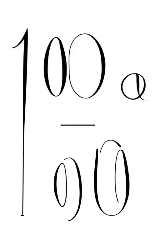 Initial 1000 And 100