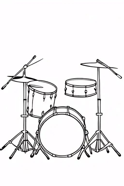 Dominican Republic Drum Set Intertwined