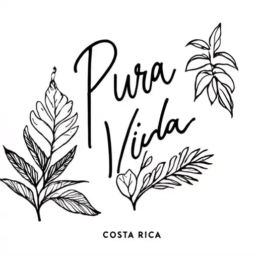 Costa Rica Pura Vida Plants