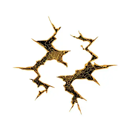 Kitsungi Gold Cracks On A Black Box