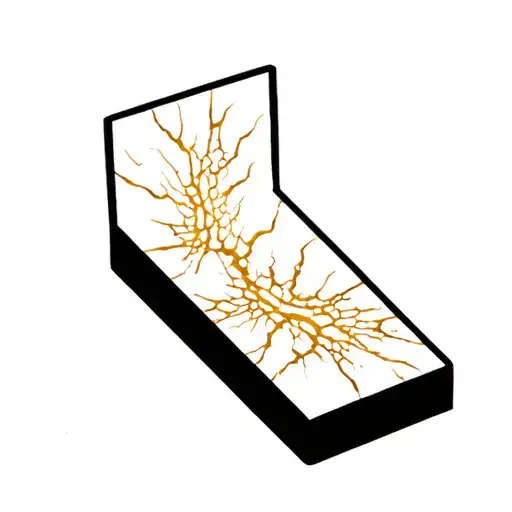 Kitsungi Gold Cracks On A Black Box