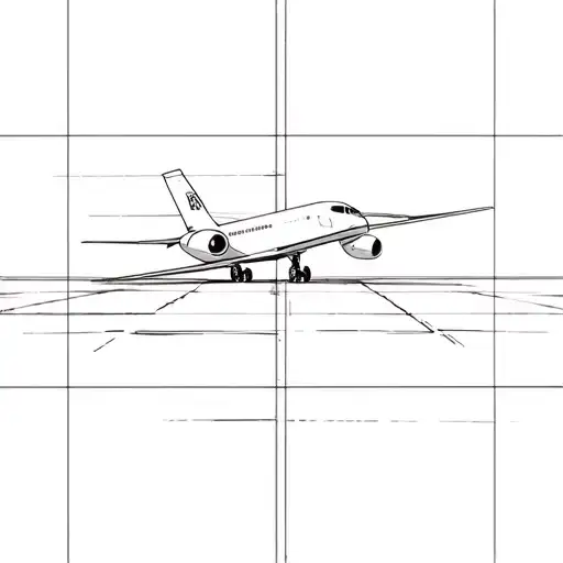 Dc9 Aircraft On Runway 27Left