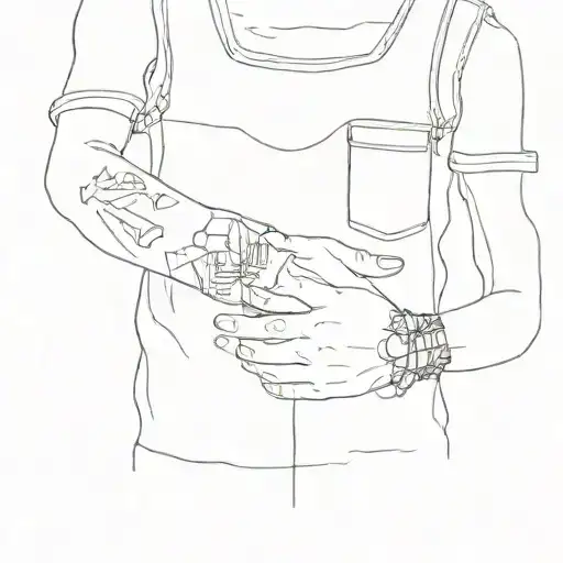 Radiohead I Wish I Was Bulletproof Vest And Holding