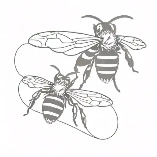 Bee Flying