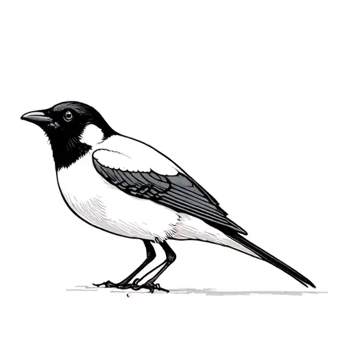 Magpie Standing