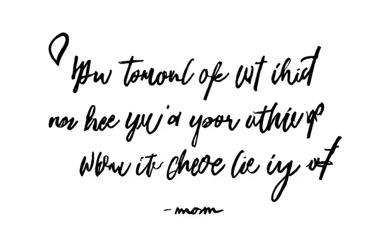 Quote From Mom