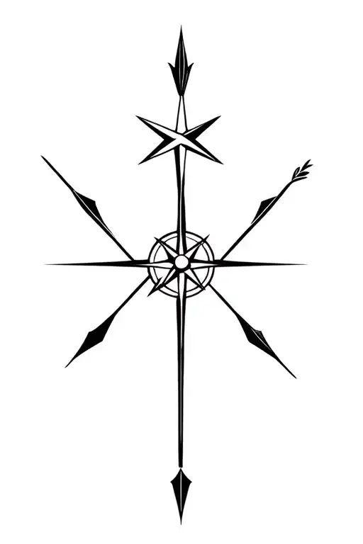 Arrow And Compass